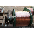 Copper coated iron wire